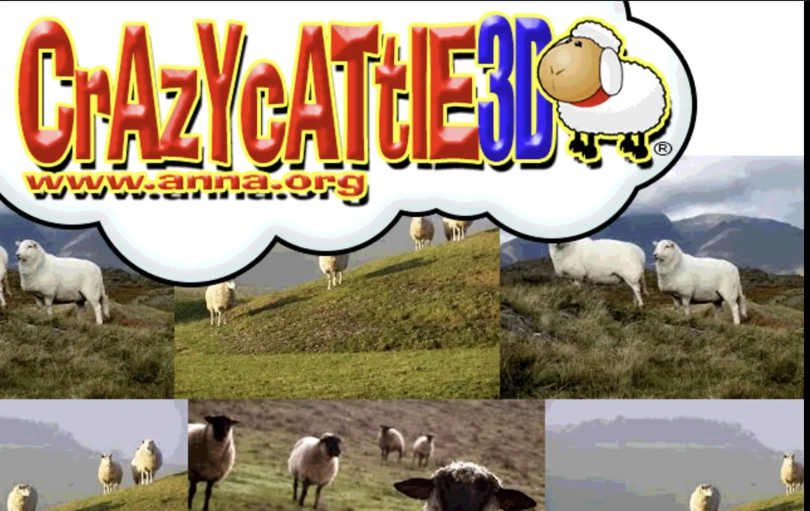 Crazy Cattle 3D Game Screenshot - Free Sheep Game Online