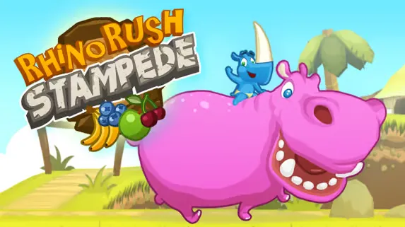 Rhino Rush Stampede Cover